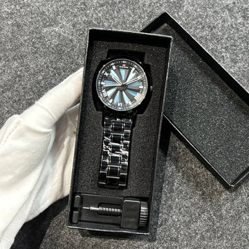 30mm Multicolor Stainless Steel Spinning Watch