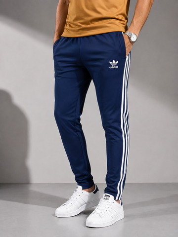 Men’s Polyester Printed Trousers – Casual Fit