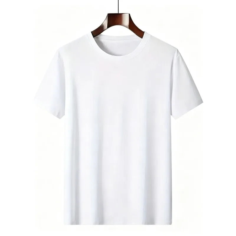 Men’s Plain Cotton Jersey T-Shirt – White