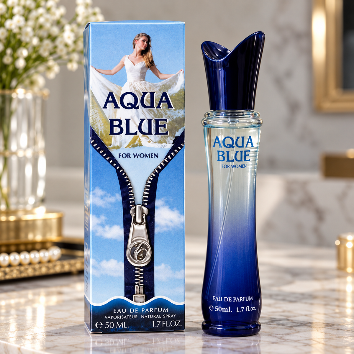 Aqua Blue Citrus Perfume for Women – Fresh Fragrance