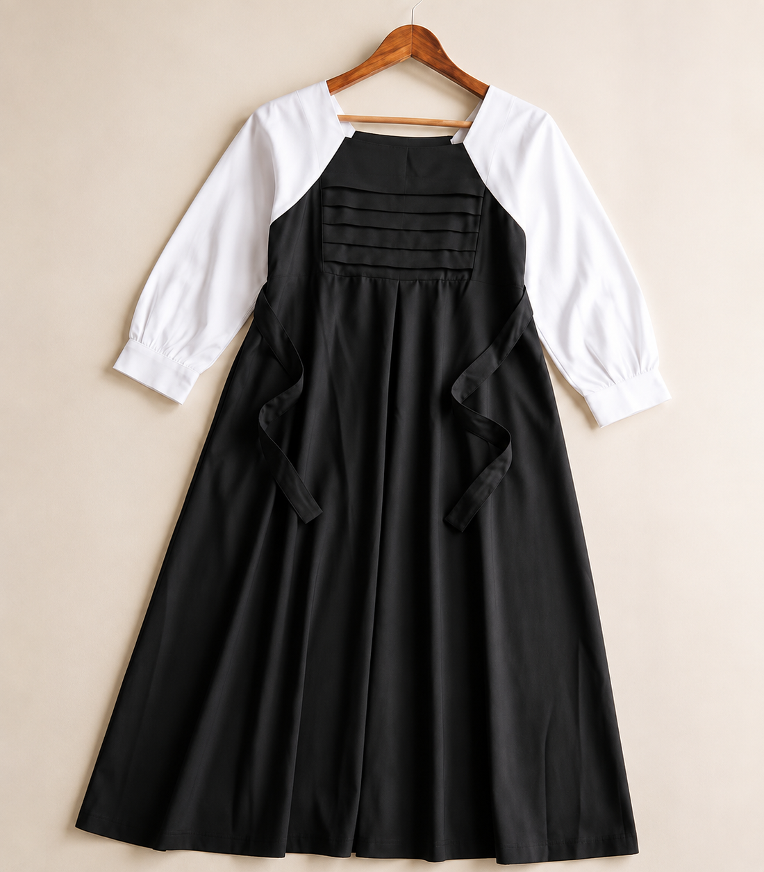 Women's Stitched Georgette Plain Maxi Dress