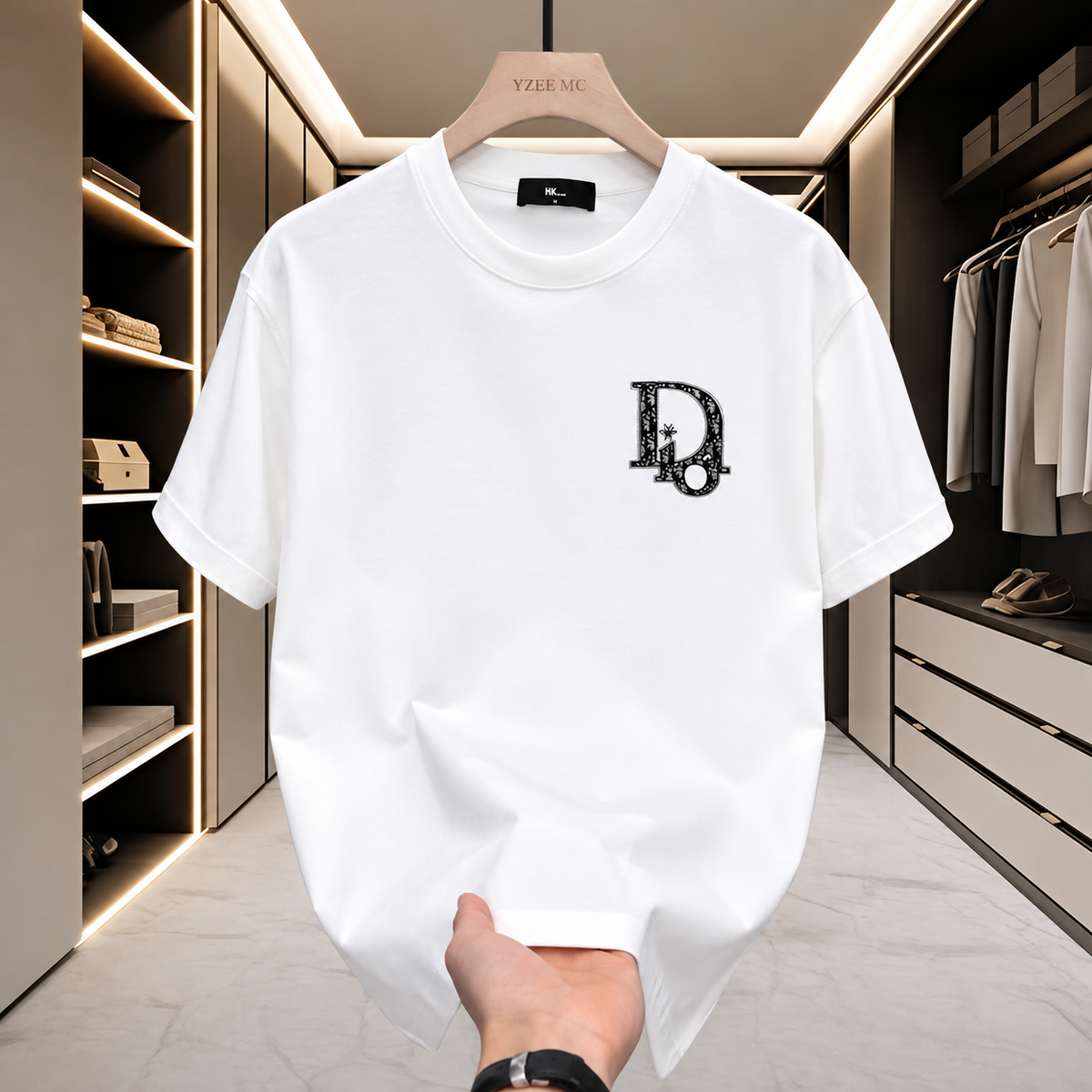 Men’s Cotton Loose Fit T-Shirt – Short Sleeve Summer Tee