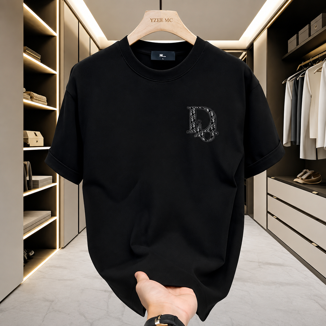 Men’s Cotton Loose Fit T-Shirt – Short Sleeve Summer Tee