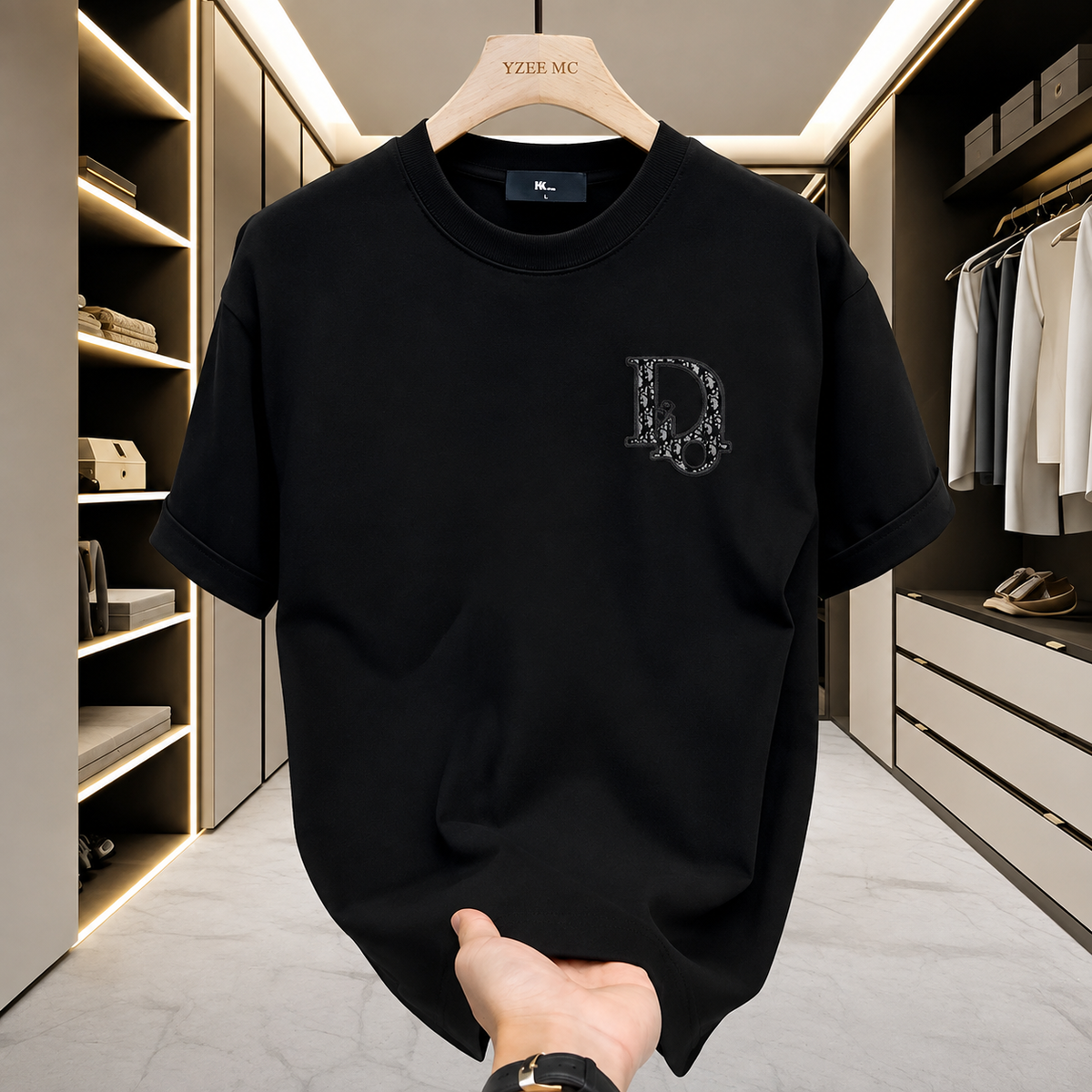 Men’s Cotton Loose Fit T-Shirt – Short Sleeve Summer Tee