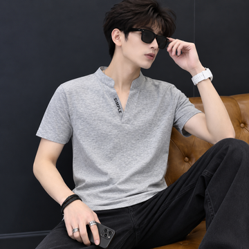 Men’s Korean Style Collared T-Shirt