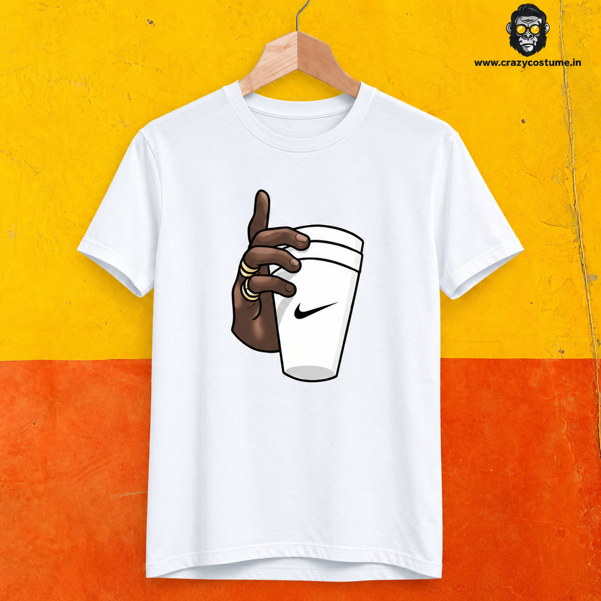 Men’s Coffee Cup Printed T-Shirt Set
