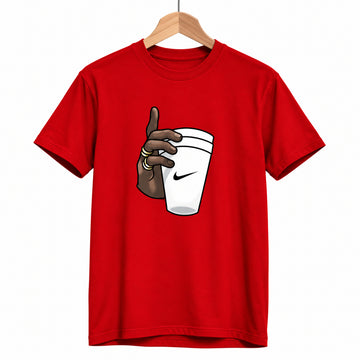 Men’s Coffee Cup Printed T-Shirt Set