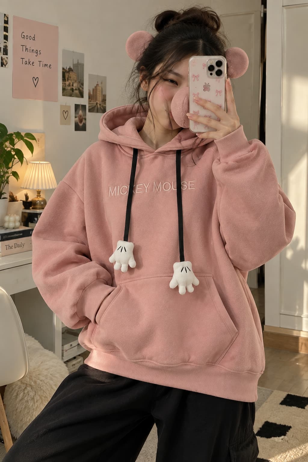 Women’s Fleece Embroidered Hoodie