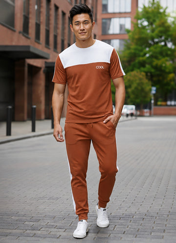 Men’s Dri-Fit Printed Track Suit – Slim Fit