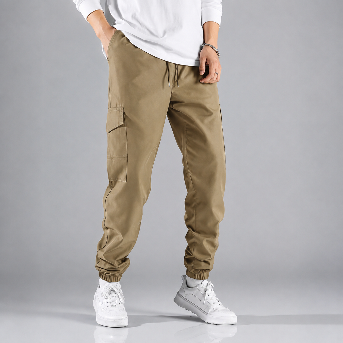 Men’s Cargo Pants – Multi Pocket Casual Fit