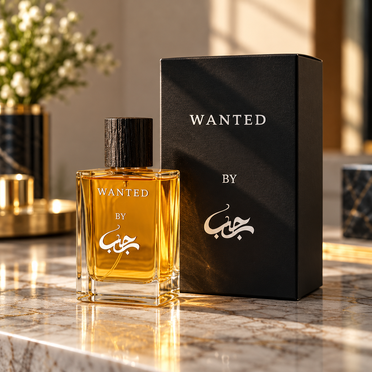 Wanted by Jhab Men’s Perfume – Citrus Spicy Woody 50ML