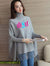 1 Pc Women's Stitched Fleece Printed Poncho