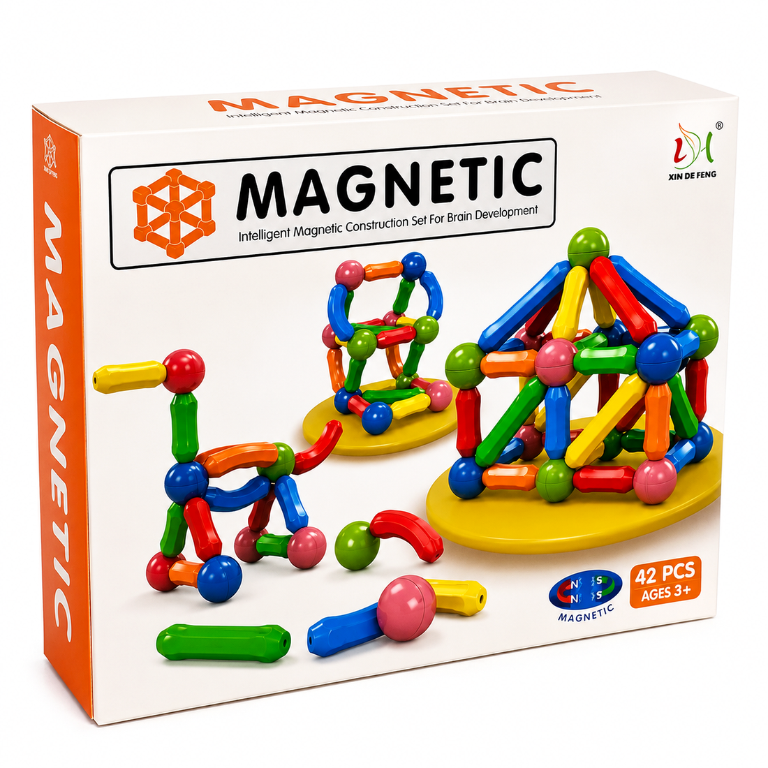 42 Pcs Magnetic Building Blocks Set for Kids