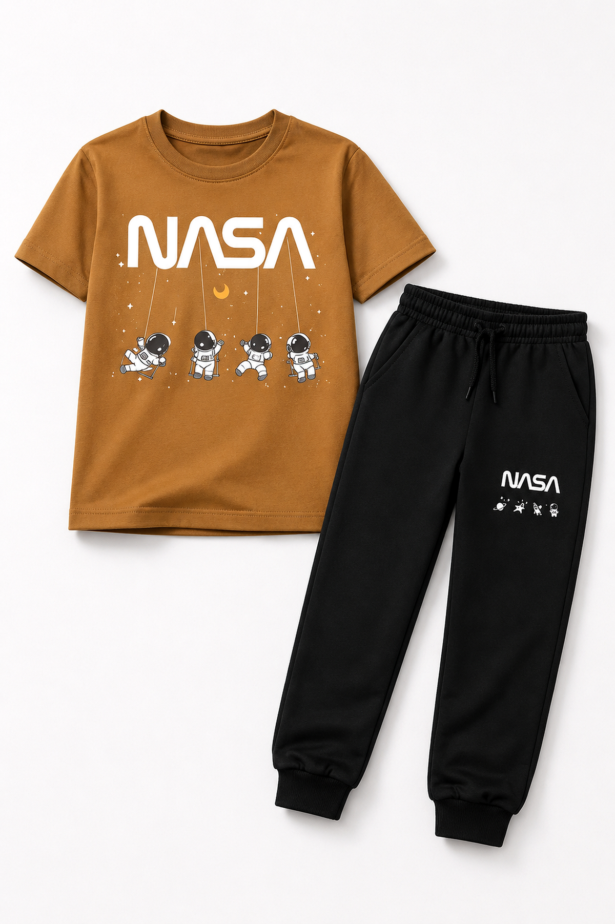 Kids NASA Printed 2-Piece Tracksuit –